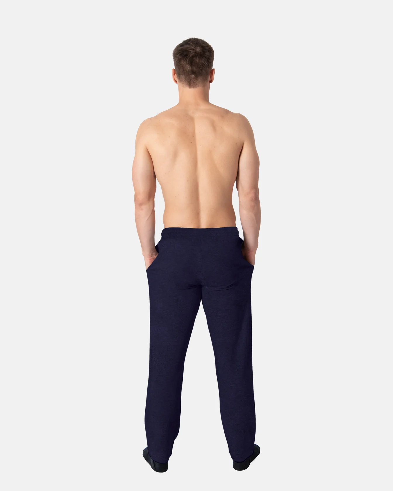 Image 5 of - mensloungewearpantnavydark-grey5jpg