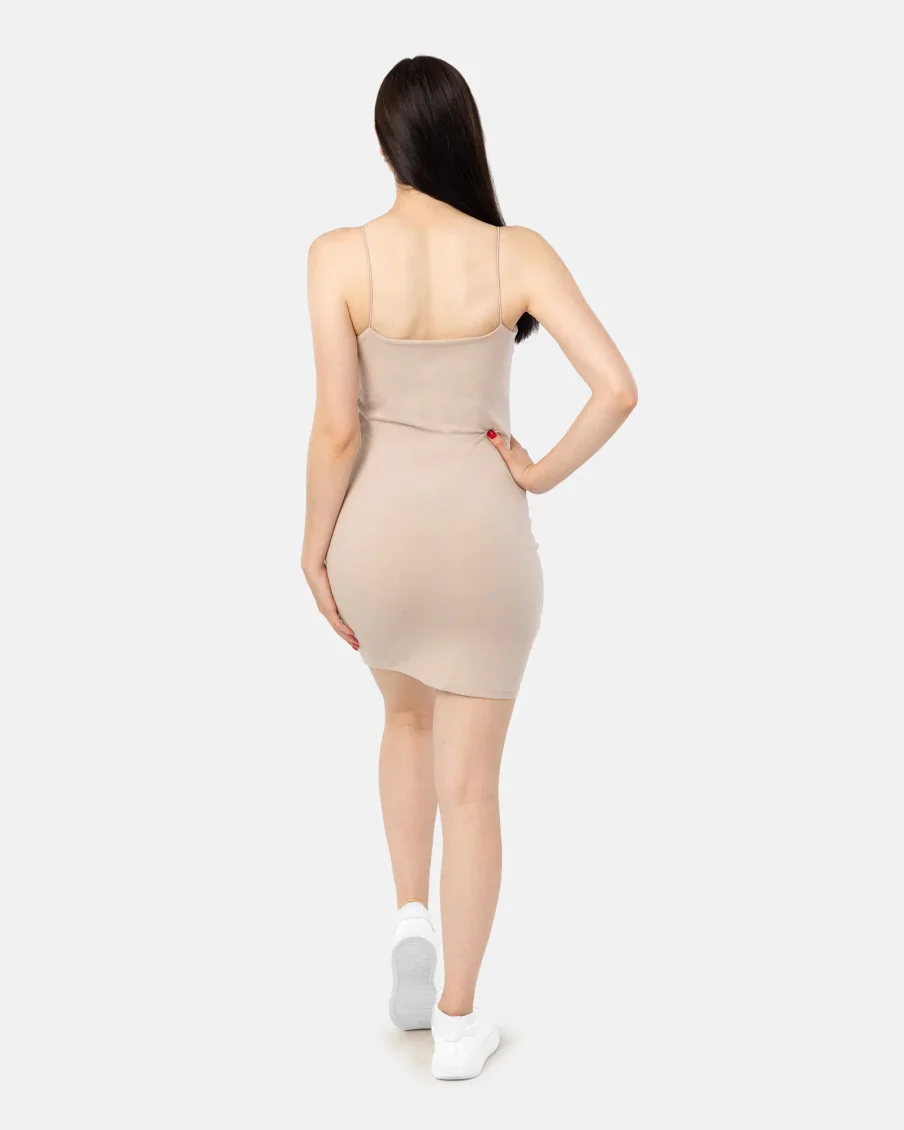 Image 4 of - ladies-dress-beige-6jpg