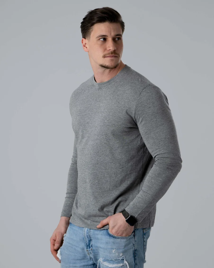 Image 8 of - mens3piecepacklongsleevetshirtsgray2jpg