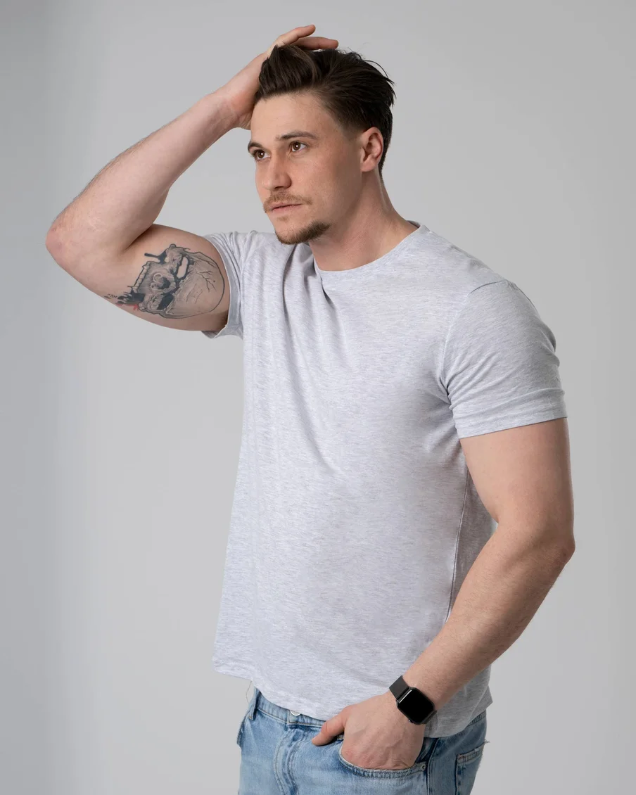 Image 3 of - mens3piecepackshortsleevetshirtsoffwhite2jpg