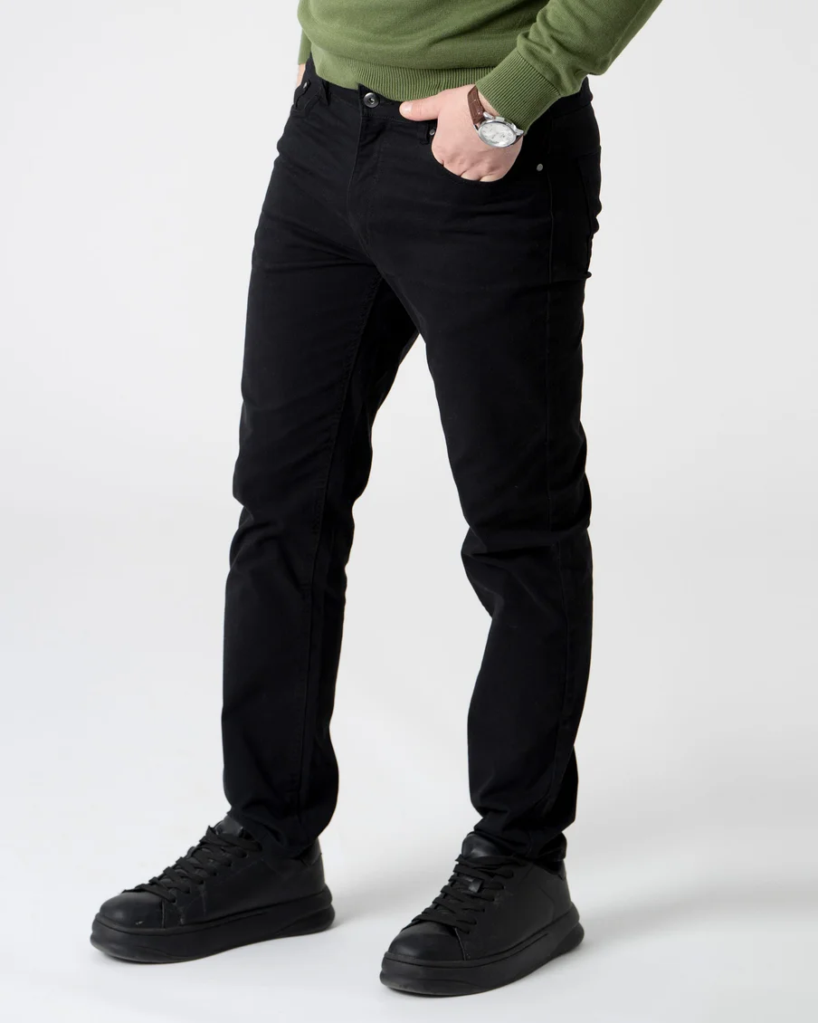 Image 2 of - menschinotrouserpantsblack4jpg