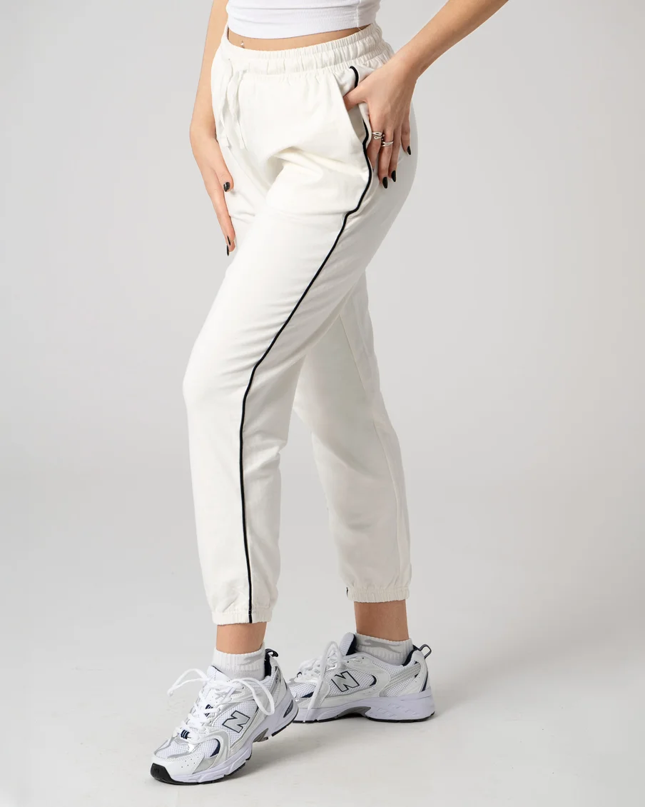 Image 4 of - womenknitjoggerwhite2jpg