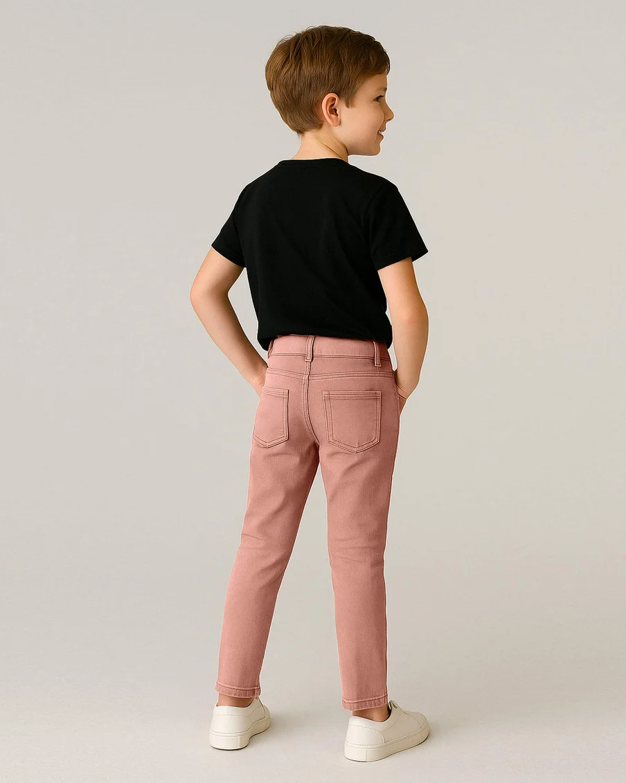 Image 2 of - boyscottontrousermaroon2jpg