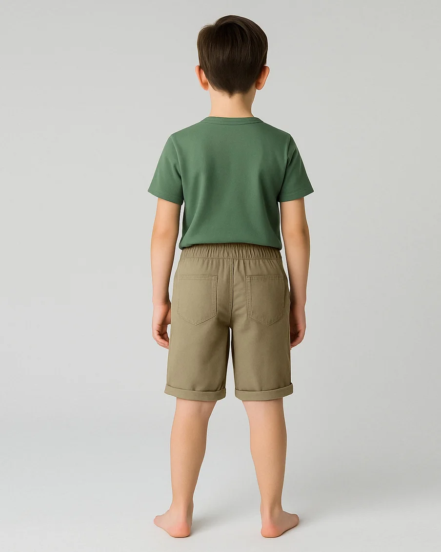 Image 2 of - boysshortsbeige2jpg