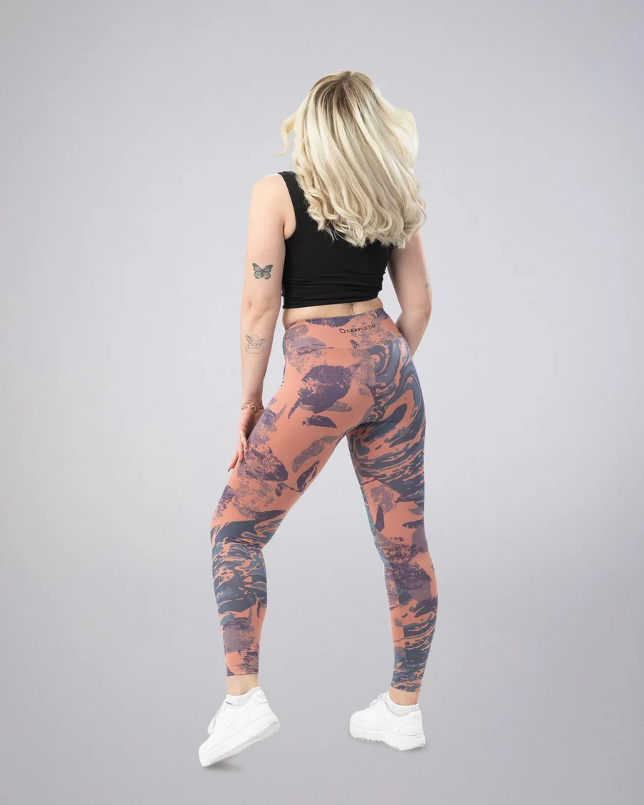 Image 4 of - ladiesleggingashroseprinted4jpg