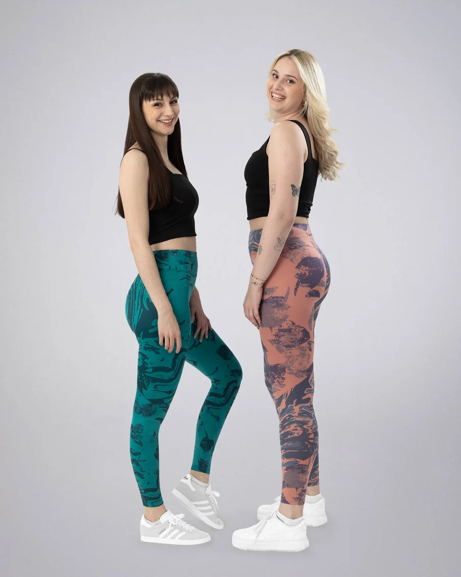 Image 2 of - ladiesleggingbayouashroseprinted3jpg