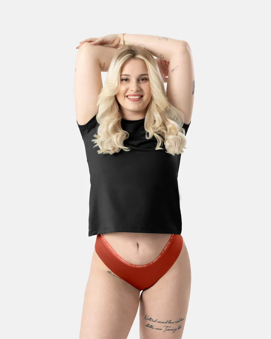 Image 3 of - ladiesmidrisehipstersbriefcottonun6jpg