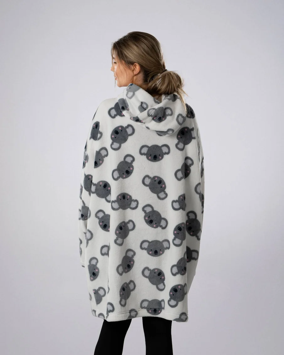 Image 2 of - ladiesoversidzedhoodieaopkoyalafaces5jpg