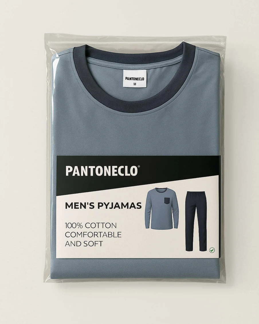 Image 3 of - menslongpjsetpeacoatnavy7jpg