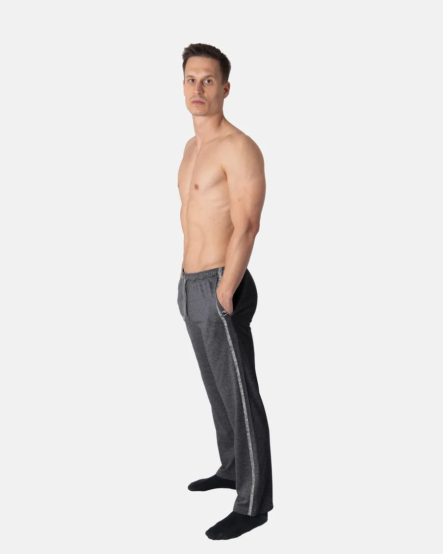 Image 3 of - mensloungewearpantnavydark-grey3jpg