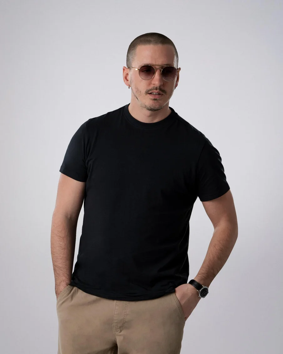 Image 1 of - menstshirtpetenosblack1jpg