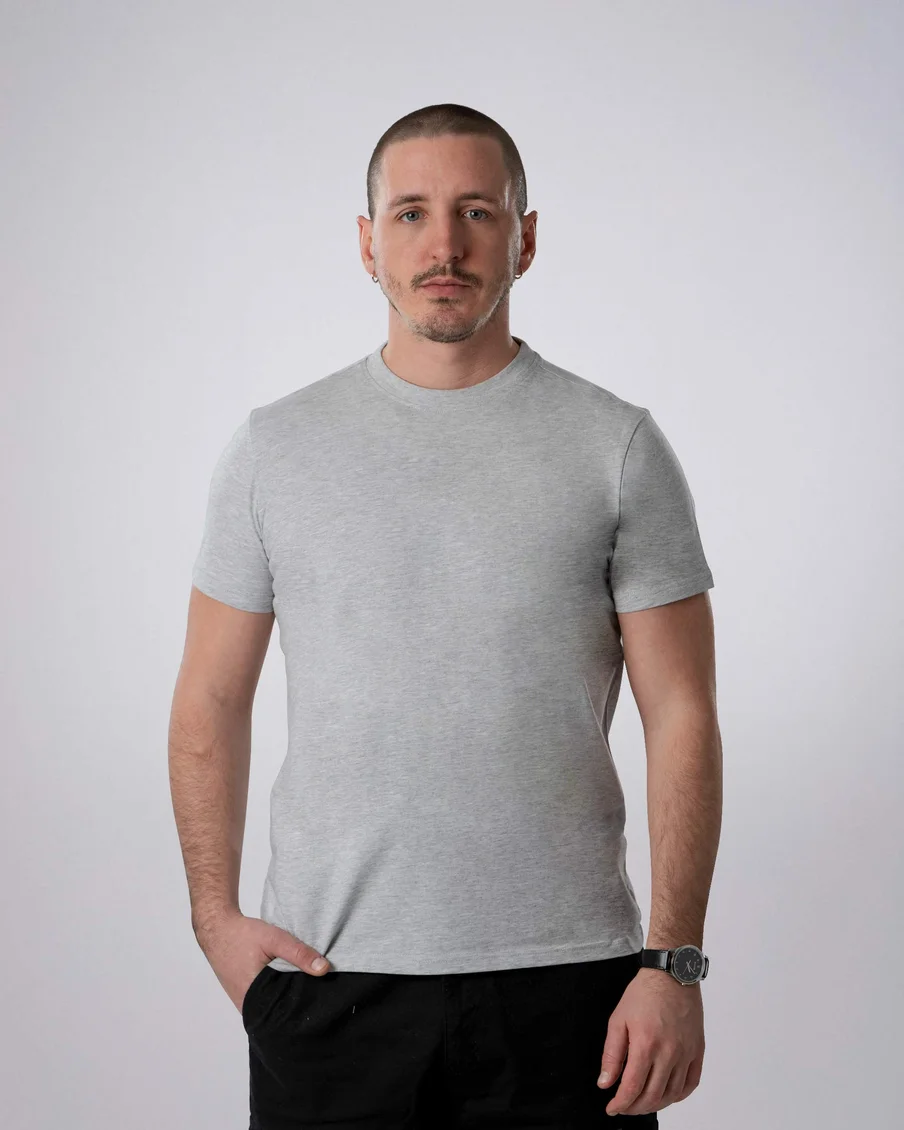 Image 4 of - menstshirtpetenosltgreymel1jpg