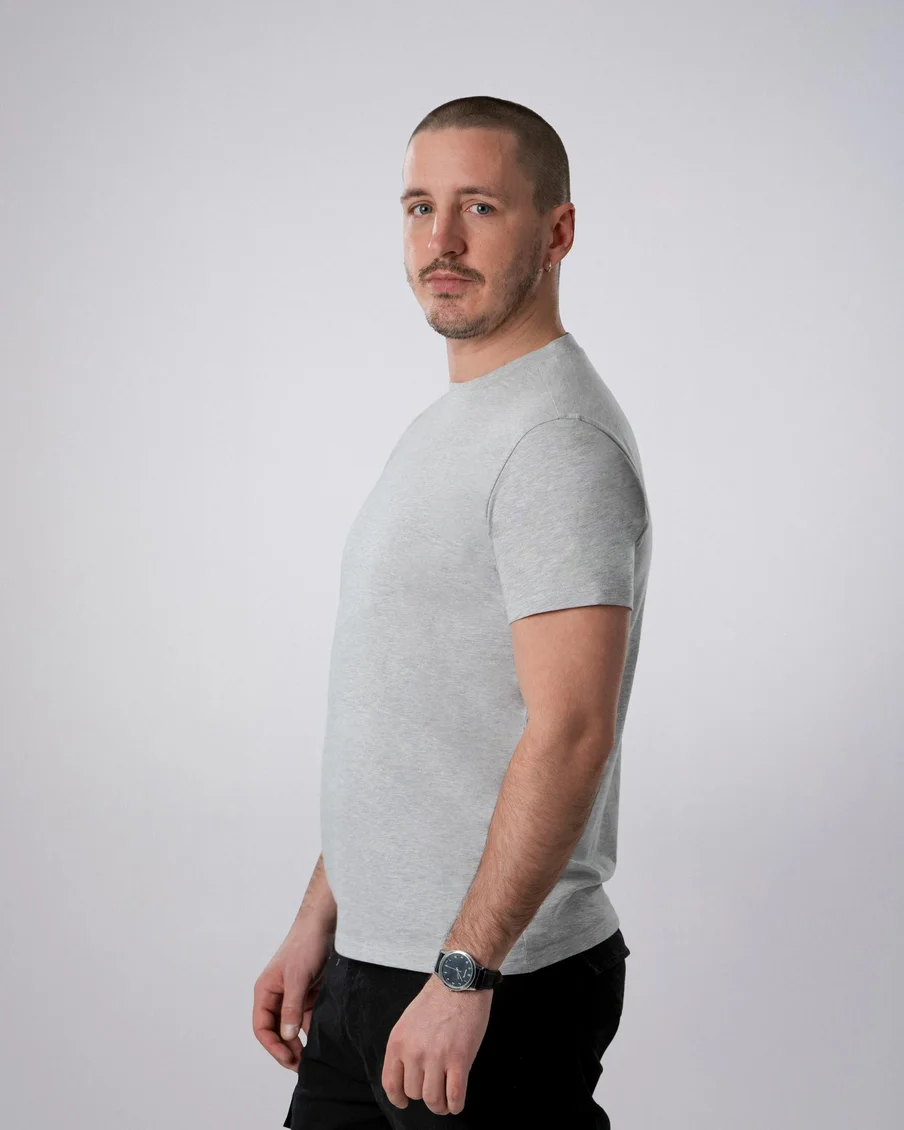 Image 3 of - menstshirtpetenosltgreymel2jpg