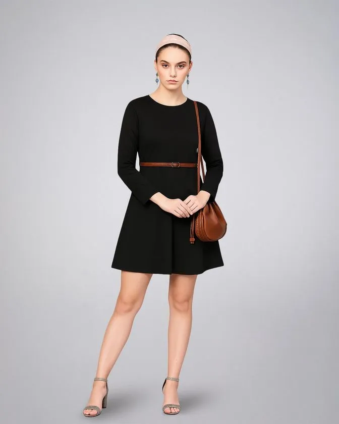 Ženska tunika z dolgimi rokavi