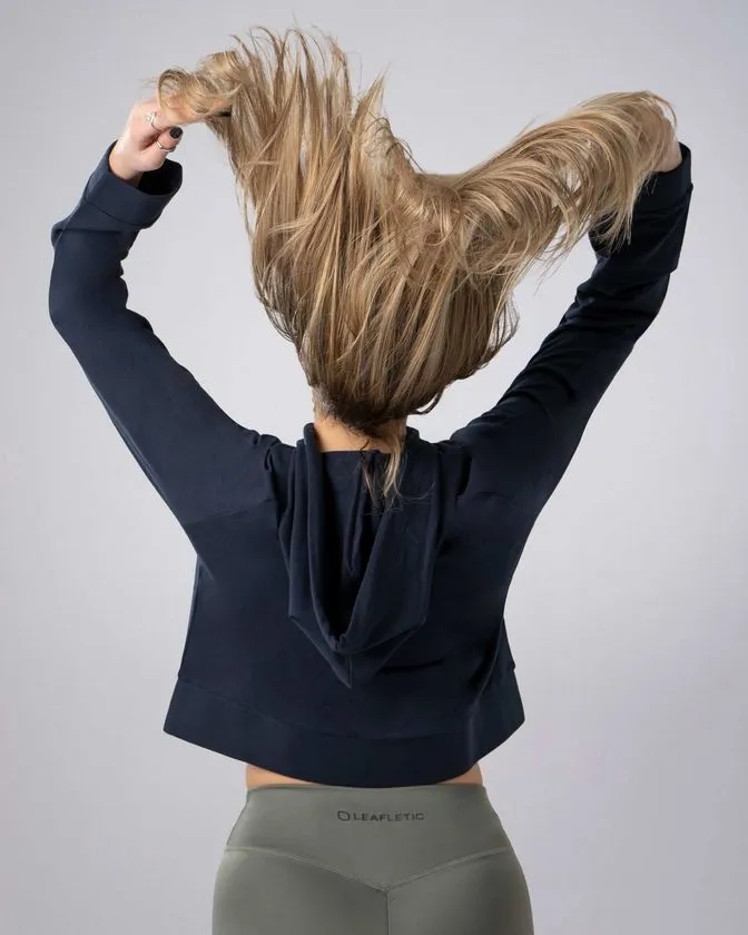 Leafletic Cropped Hoodie